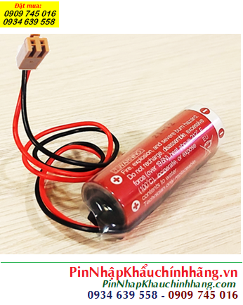 Maxell ER17/50 (Zắc NÂU), Pin Maxell ER17/50 lithium 3.6v A 2750mAh, X.xứ NHẬT 